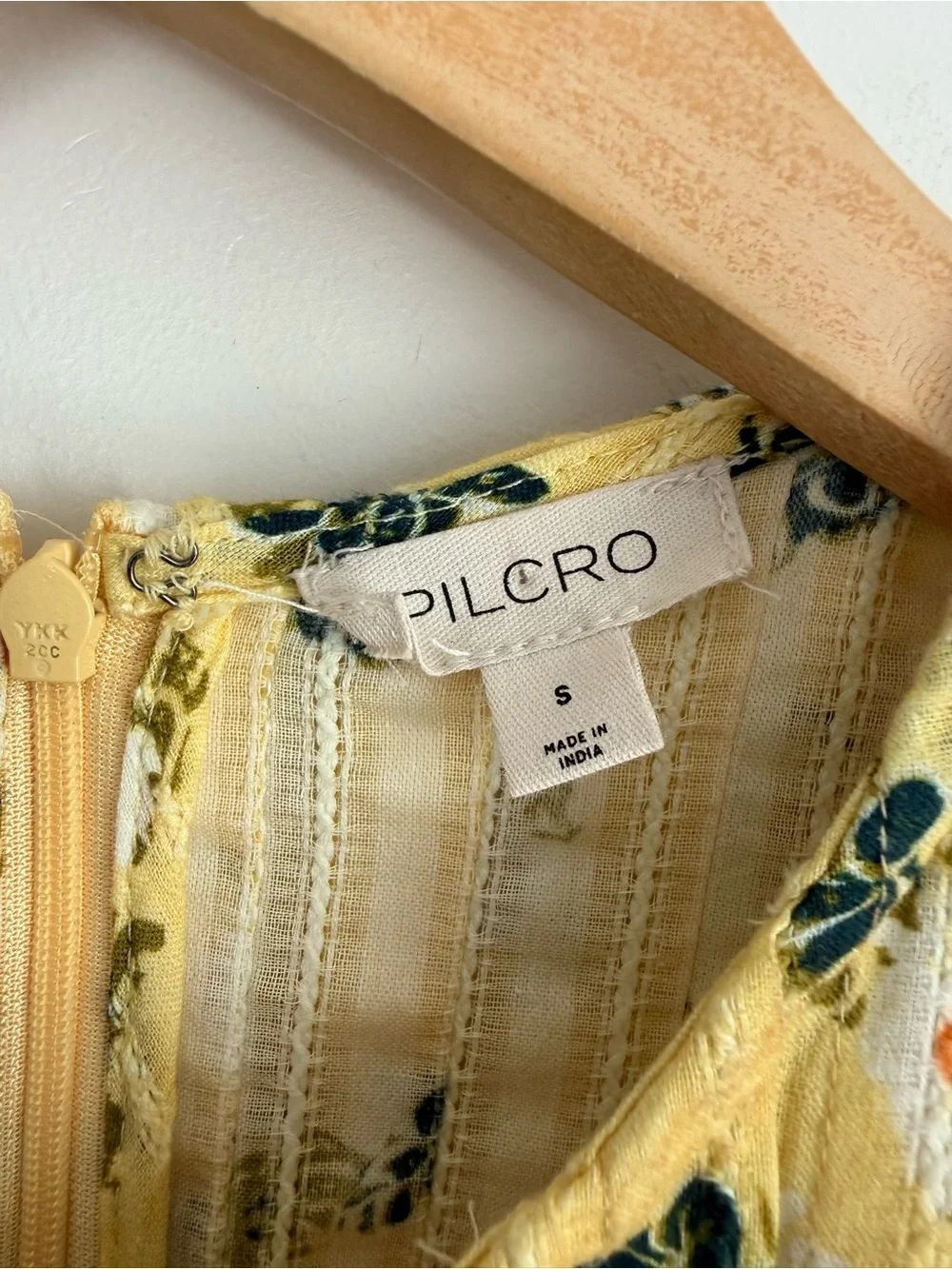 Anthropologie Pilcro Jade Pleated Swing Top